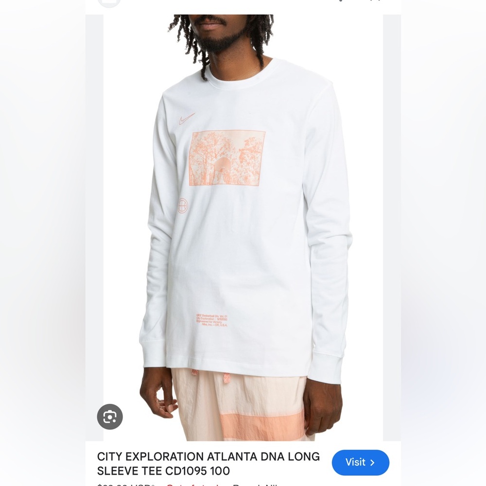 Nike Long Sleeve basketball tee men’s XL